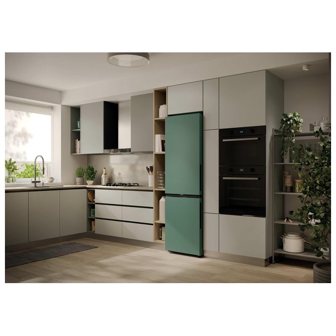 Candy CNCQ2T518EG Frigorifero Combinato 279 L 182 cm Classe E 38 dB No Frost Multi-Airflow (54x60x182 cm) colore Verde