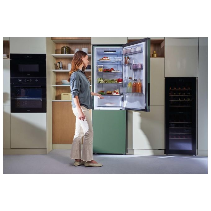 Candy CNCQ2T518EG Frigorifero Combinato 279 L 182 cm Classe E 38 dB No Frost Multi-Airflow (54x60x182 cm) colore Verde