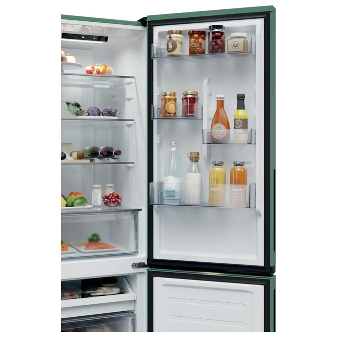 Candy CNCQ2T518EG Frigorifero Combinato 279 L 182 cm Classe E 38 dB No Frost Multi-Airflow (54x60x182 cm) colore Verde
