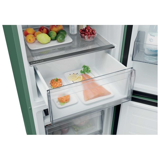 Candy CNCQ2T518EG Frigorifero Combinato 279 L 182 cm Classe E 38 dB No Frost Multi-Airflow (54x60x182 cm) colore Verde