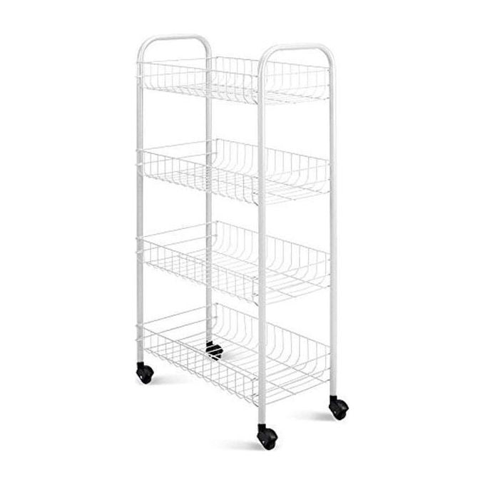 Metaltex Carrello da cucina 4 piani Pisa