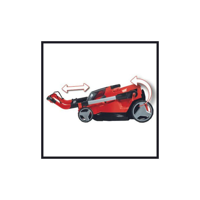 Einhell tagliaerba a batteria Rasarro 36-42, brushless, 42 cm, 725 m², 2x5,2 Ah, mulching, Power X-Change