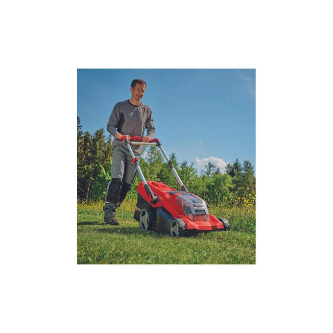Einhell tagliaerba a batteria Rasarro 36-42, brushless, 42 cm, 725 m², 2x5,2 Ah, mulching, Power X-Change