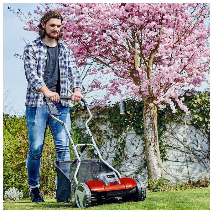 Einhell Tagliaerba Elicoidale A Batteria Ge-Hm 18-38 Li-(Batteria Non Inclusa)
