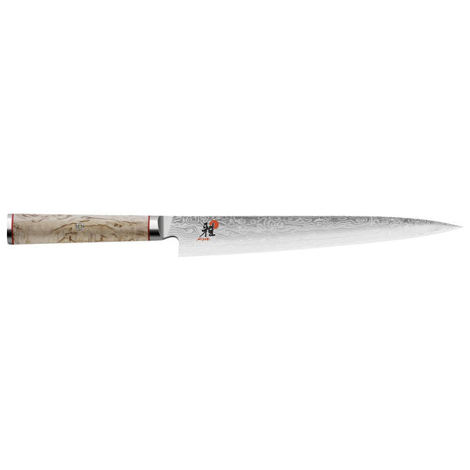 ZWILLING 34378-241 Miyabi 5000 MCD Coltello Sujihiki Lama 24 cm Acciaio MC63 Manico Legno colore Grigio