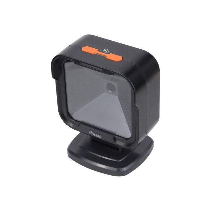 Equip 351028 Scanner per Codici a Barre 2D USB 1 MP Risoluzione 1280 x 800 Pixel Area di Scansione 150 letture-s IP54 colore Nero