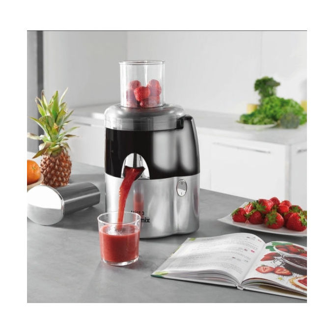 Magimix 3519280019680 Juice Expert 3 Estrattore di Succo a Freddo 400 W con Filtro XL e Spremiagrumi colore Nero Cromo
