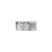 CM 011277SCSSP Lavello IX Zenith 3'' 116X50 2 vasche a sinistra