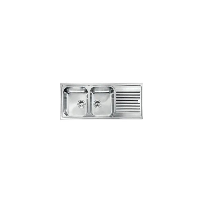 CM 011277SCSSP Lavello IX Zenith 3'' 116X50 2 vasche a sinistra
