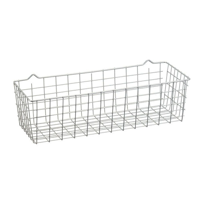 Metaltex 36.17.01 Koala Cestello Multiuso a Rete in Metallo Polytherm Metallic 33x12x9 cm colore Argento