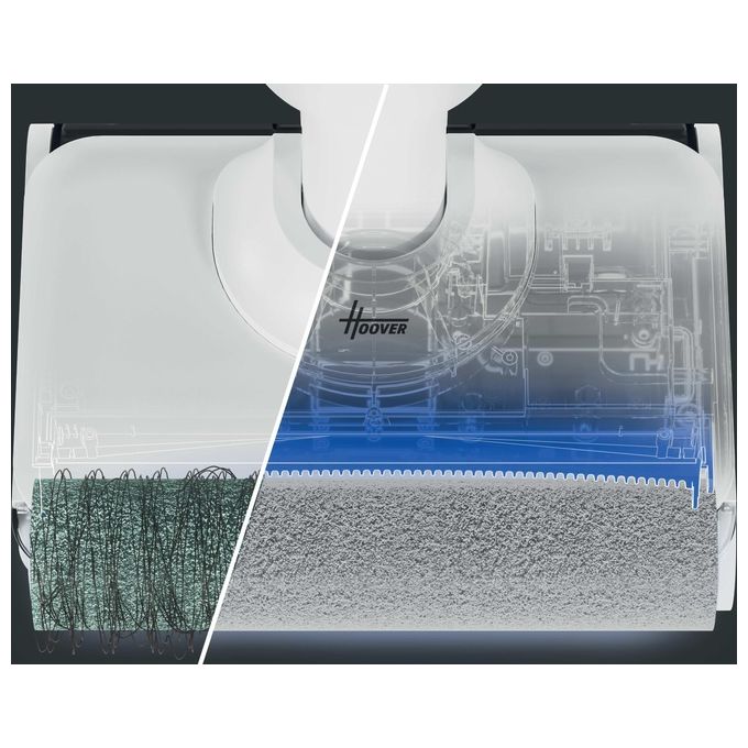 Hoover 36800019 HW400 011 Aspirapolvere verticale Senza sacchetto 0,55 L 220 W 50 min 78 dB colore Bianco