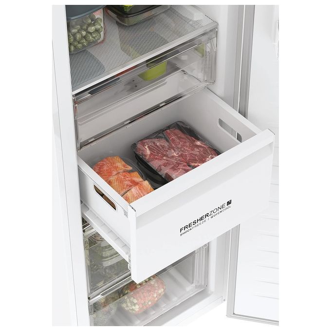 Haier H3F330WDH1 Instaswitch Congelatore Verticale 330 L 191 cm Classe D 38 dB No Frost Convertibile Wi-Fi colore Bianco