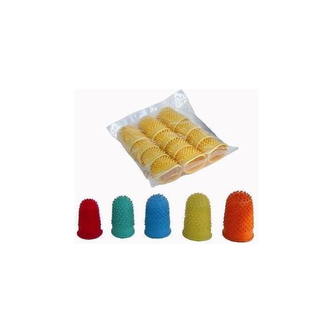 Viva 374XP Ditali in Gomma Extra Piccolo confezione 12 pezzi diametro 13 mm altezza 25 mm colore Rosso