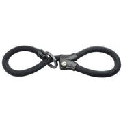 Abus 1806140 Infinity Loop Catena Antifurto Doppio Anello Regolabile Rivestimento PVC IvyTex 140 cm Spessore Catena 6 mm colore Nero