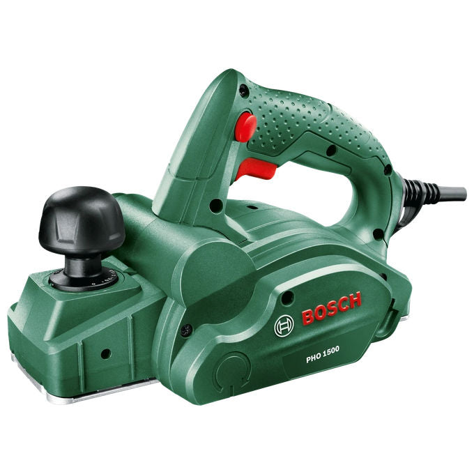 Bosch 06032A4000 Pialletto Elettrico 550 W Profondita' di Piallatura 1 5 mm Colore Nero Verde Rosso
