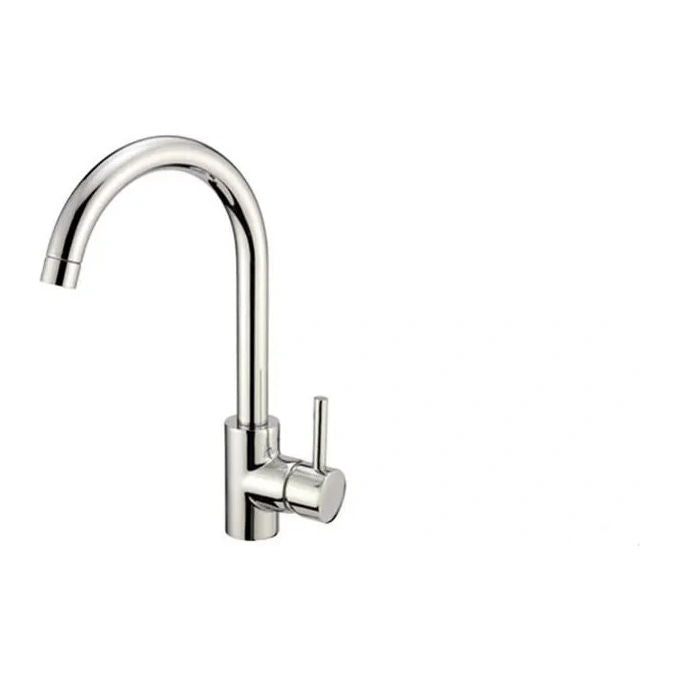 Crolla 7780BO Ginger Miscelatore monocomando da cucina con bocca girevole 360° sistema Energy Saving System installazione sopra piano colore Bianco opaco