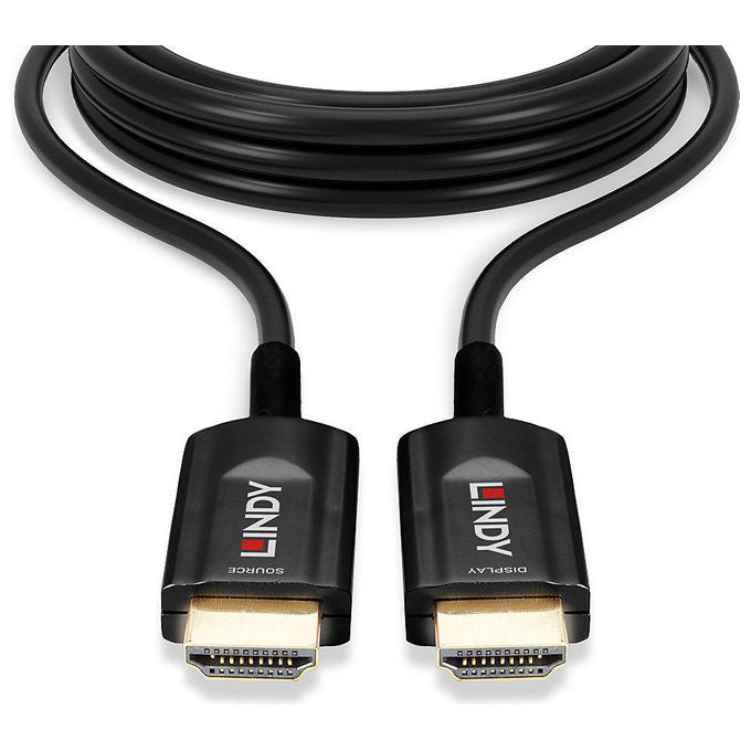 Lindy 38382 Cavo HDMI 20 m HDMI Tipo A Standard 8K 48 Gbit-s Fibra Ottica-Rame colore Nero