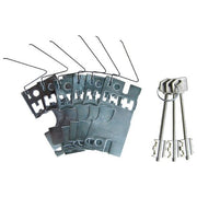 Brixo FRASCHE-077550 Cambi Combinazione Chiavi CR 23-2000-01 Chiavi di Ricambio per Serrature di Sicurezza 3 Pezzi 92 mm colore Nero
