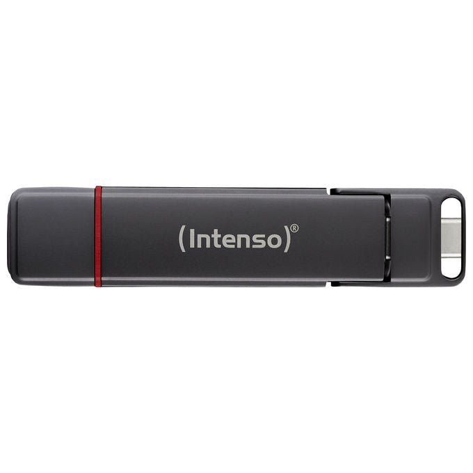 Intenso 3850450 UX100 SSD Esterno USB 3.2 500 GB USB C e USB A 500 MB-s lettura colore Antracite