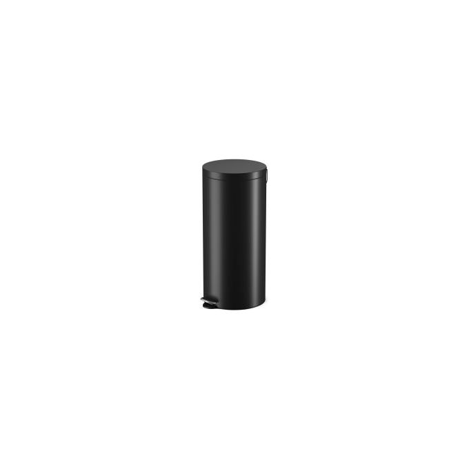 Hailo 5030601 Selekta Cestino con Pedale 30L Acciaio Nero Opaco con Chiusura Soft Close colore Nero