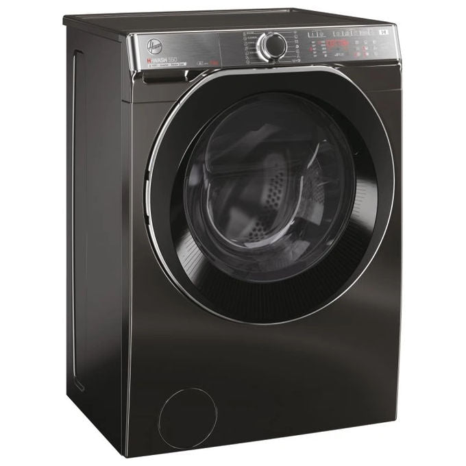 Hoover H5WPB447AMBCB8-S H-Wash 550 Lavatrice Carica Frontale 7 Kg 1400 rpm Classe A Inverter Vapore Wi-Fi (85x60x45 cm) colore Nero
