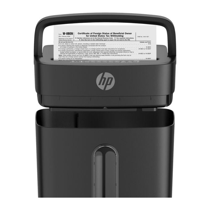 HP 2800 One Shred 6CC Distruggi Documenti Taglio a Particelle 6 Fogli 14 L 68 dB colore Nero