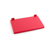 Bisetti BIS830160 Tagliere in Polietilene con Fermo 60x40x2 cm colore Rosso