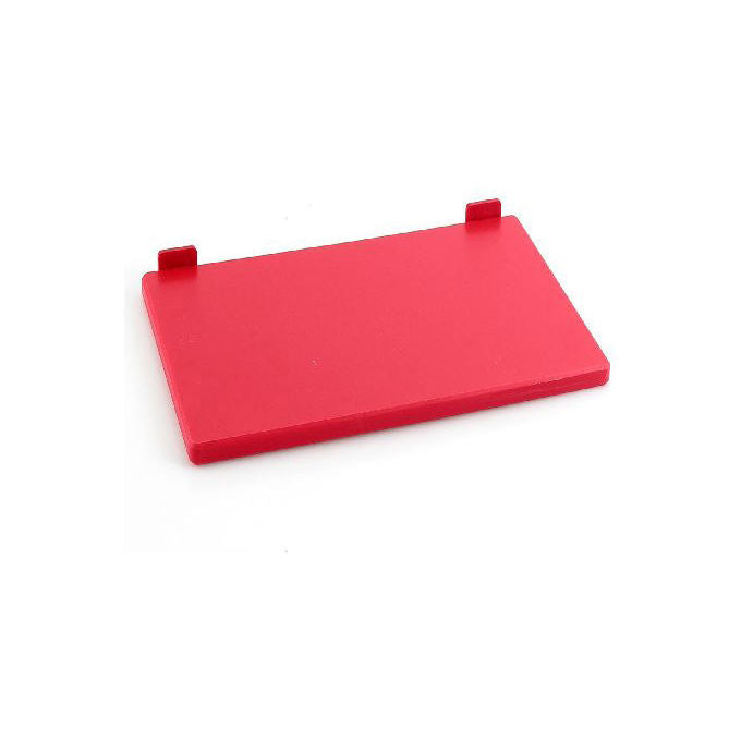 Bisetti BIS830160 Tagliere in Polietilene con Fermo 60x40x2 cm colore Rosso