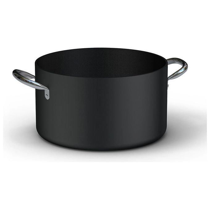 Ballarini M0109836 Serie 6000 Casseruola Media 2 Manici Antiaderente Kerastone Profi Superior Alluminio 5 mm Induzione Diametro 20 cm Altezza 9 cm Capacita' 2.8 lt colore Nero