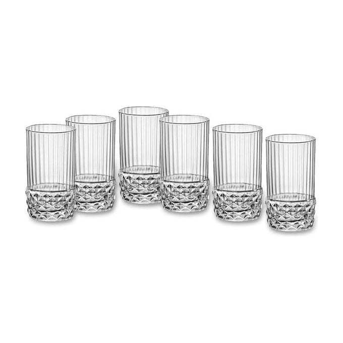 Bormioli Rocco Confezione 6 Bicchieri America' 20s Dof 37cl
