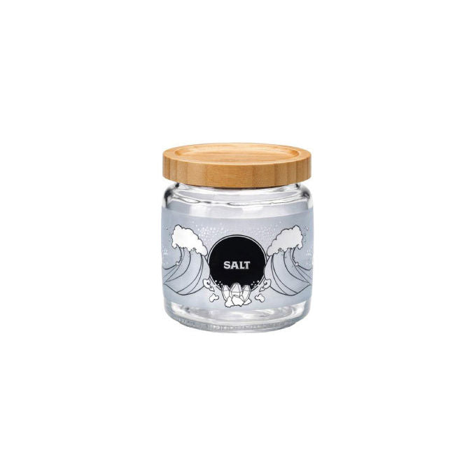 Bormioli Rocco Barattolo Giara 0.75 Litri Bamboo Salt