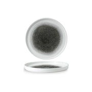 Churchill RKBQWP261 Studio Prints Raku Piatto con Bordo Alto 260 mm Materiale Porcellana Super Vetrificata Uso Professionale colore Nero