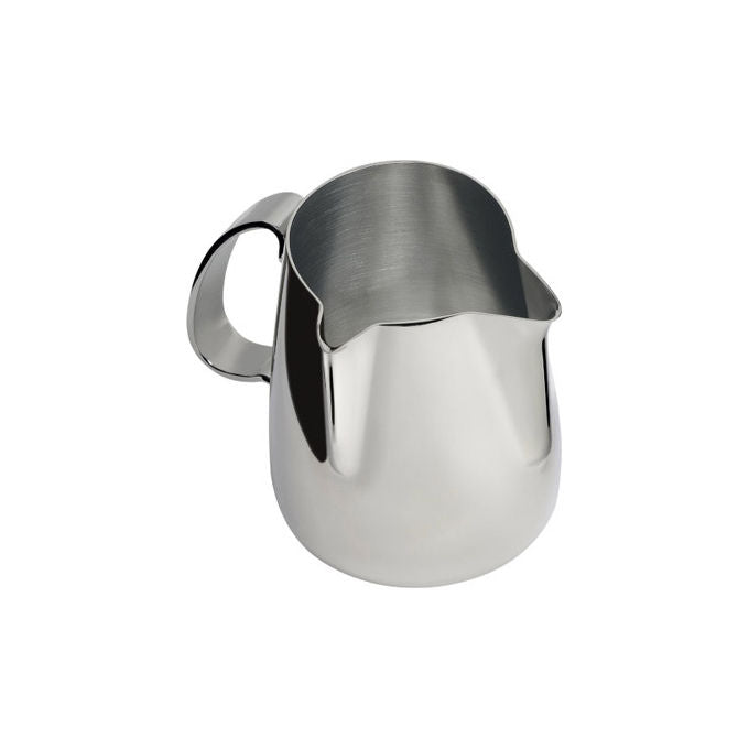 ILSA ILS420R15 Revolution Duet Lattiera per Latte Art 2 Becchi a 90° Acciaio Inox 50 cl Becco Grande Frontale e Piccolo a Destra colore Acciaio