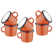 Kaufgut 012172 Tazza Caffe' Smalto 5cm Rosso