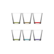 Lav Confezione 6 Bicchieri Hera Fondo Colore 25.5cl
