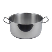 Montini MTN600B40 Daisy Casseruola in Acciaio Inox 40 cm 2 M con Coperchio Adatta a Tutti i Piani Cottura incluso Induzione Lavabile in Lavastoviglie colore Acciaio Lucido