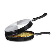 Piardinox PIA610E24 Girafrittata in Alluminio Antiaderente 24 cm compatibile Gas Elettrico Vetroceramica lavabile in lavastoviglie