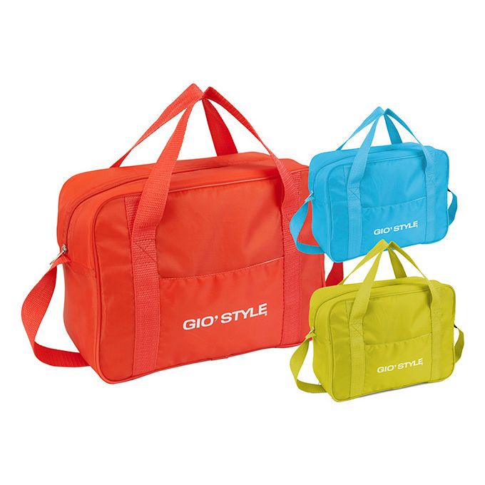 GioStyle Borsa Termica Fiesta 12 L Poliestere 70D Isolamento 5 mm Tracolla Regolabile colore Assortito