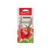 Rigamonti 8290 Pelapomodoro Inox lama seghettata multiuso pomodori kiwi peperoni melanzane colore Acciaio