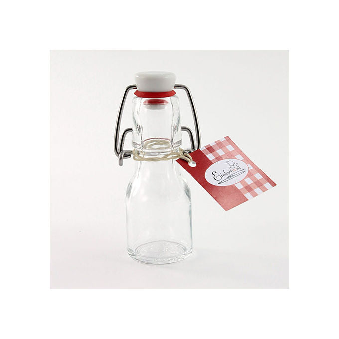 WECK 3C-WEK190025 Bottiglie Swing 200 ml con Chiusura a Clip 12 Pezzi colore Vetro