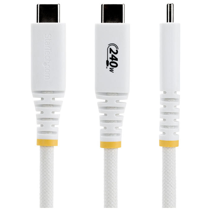 StarTech.com S2CEPR3MW Cavo USB-C Ricarica 240W 5A PD EPR 3m colore Bianco