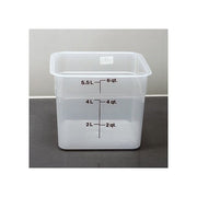 Cambro 6SFSPP190 Camsquares Contenitore per Alimenti Quadrato 5.7 L Polipropilene colore Traslucido