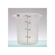 Cambro RFS4PP190 Contenitore per Alimenti Rotondo in Polipropilene 3.8 L Resistenza Termica -40°C +70°C Certificato NSF colore Trasparente
