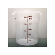 Cambro RFS22PP Contenitore per Alimenti Rotondo Polipropilene 20.8 L Semi-trasparente NSF