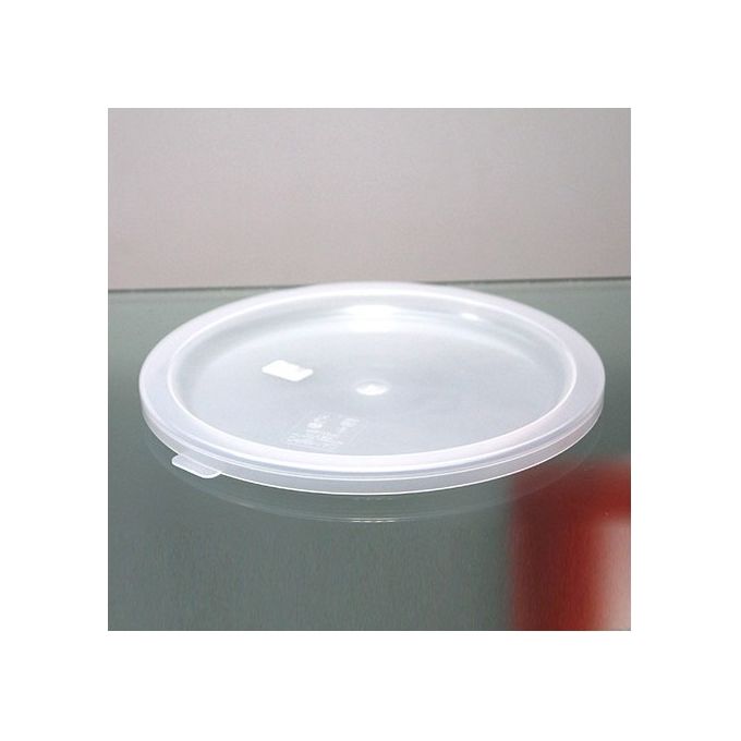 Cambro RFSC12PP Coperchio Rotondo in Polipropilene Semi-trasparente per Contenitori 11,4 17,2 20,8 L Certificazione NSF Confezione da 6