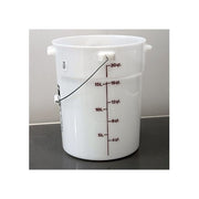 Cambro PWB22148 Contenitore Graduato con Manico 20.8 L Polietilene Resistente Impilabile colore Bianco