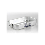 Agnelli ALMA15155 Alluminio 3 mm Rostiera Rettangolare Alta in Alluminio 3 mm 55x36 h.10 cm colore Alluminio