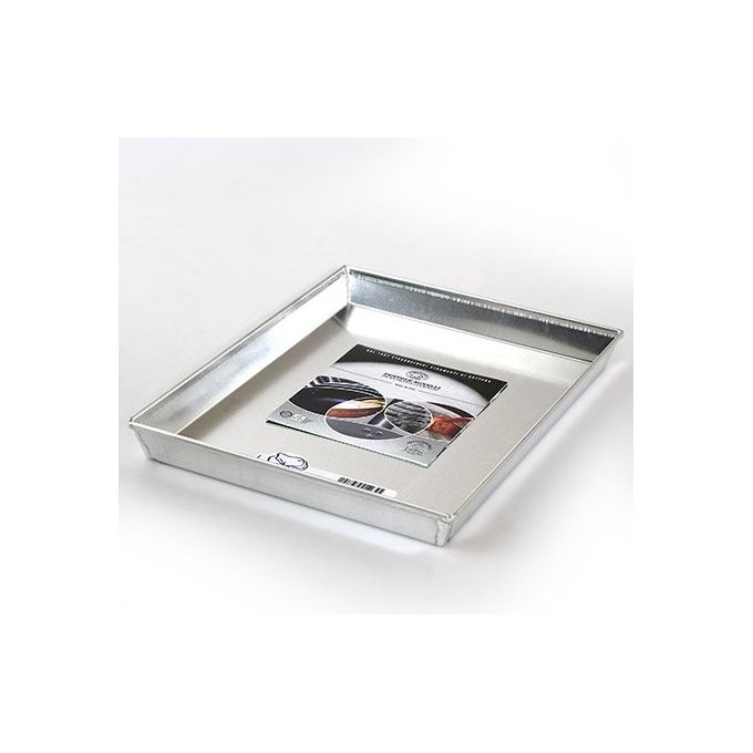 Agnelli PENTOLE AGNELLI_COAL49-365 Teglia Rettangolare in Lega di Alluminio 3003 con Orlo 65x45x3 cm colore Grigio