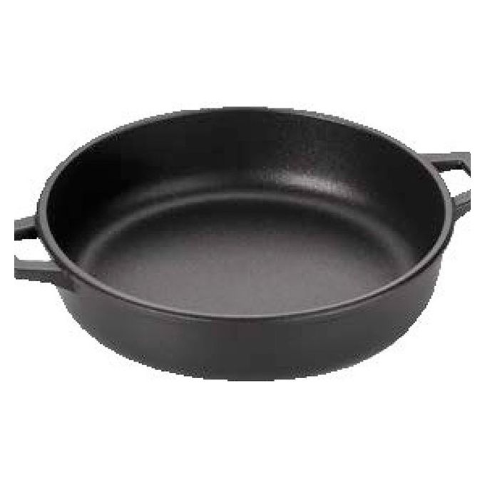 Antik Ars 6306 Home Granchef Tegame 2 manici Alluminio Pressofuso Antiaderente 16 cm colore Nero