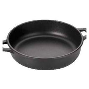 Antik Ars 6639024 Linea Nera Tegame 2 Manici Alluminio Pressofuso Antiaderente 24 cm colore Nero